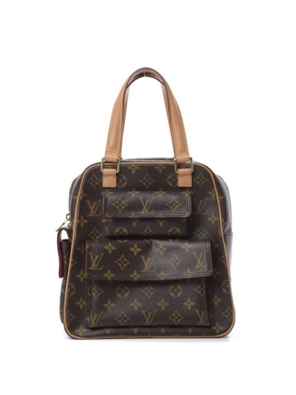 Guaranteed Authentic Louis Vuitton Excentri-Cité Monogram Canvas Top Handle Bag